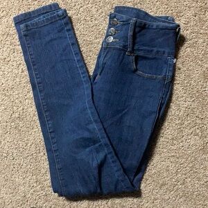 D. Rock stretch button fly jeans, Size 7, very good condition